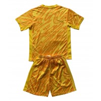 Nederländerna Målvakt Bortadräkt Barn EM 2024 Kortärmad (+ Korta byxor)